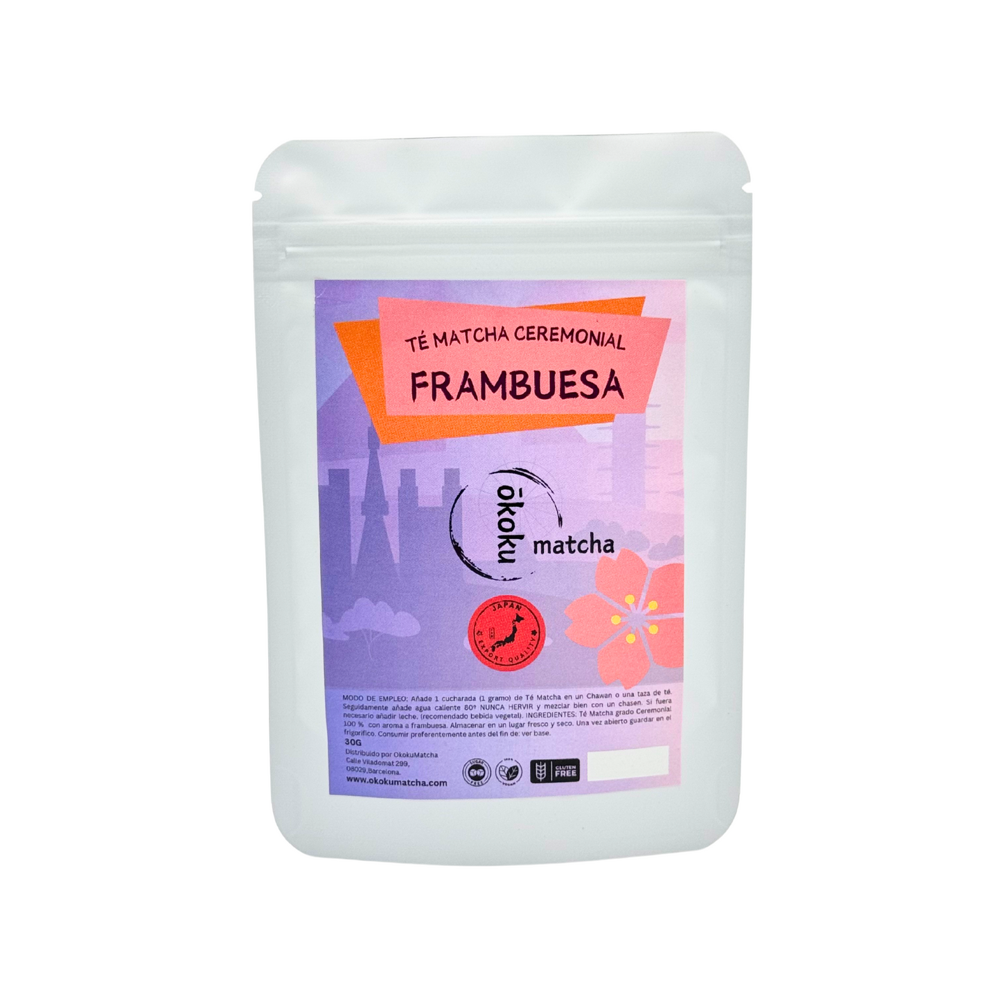 Té Matcha Ceremonial Frambuesa