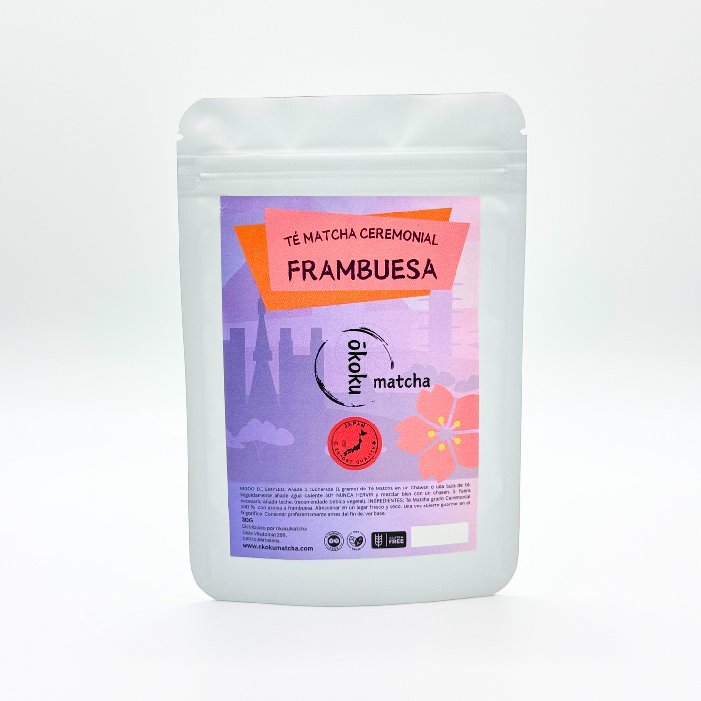 Té Matcha Ceremonial Frambuesa